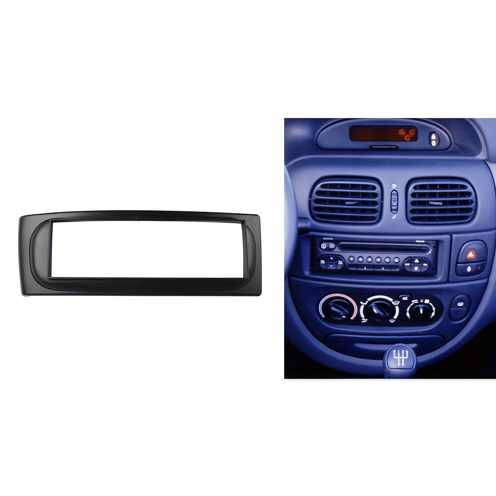 1 Din Fascia Renault Megane I 1996-2002 Scenic Radio Cd Gps Dvd Player  Instalar Bisel Estéreo Panel Montaje Kit Ajuste Audio Trim Frame, No  Pierdas Fantásticas Ofertas