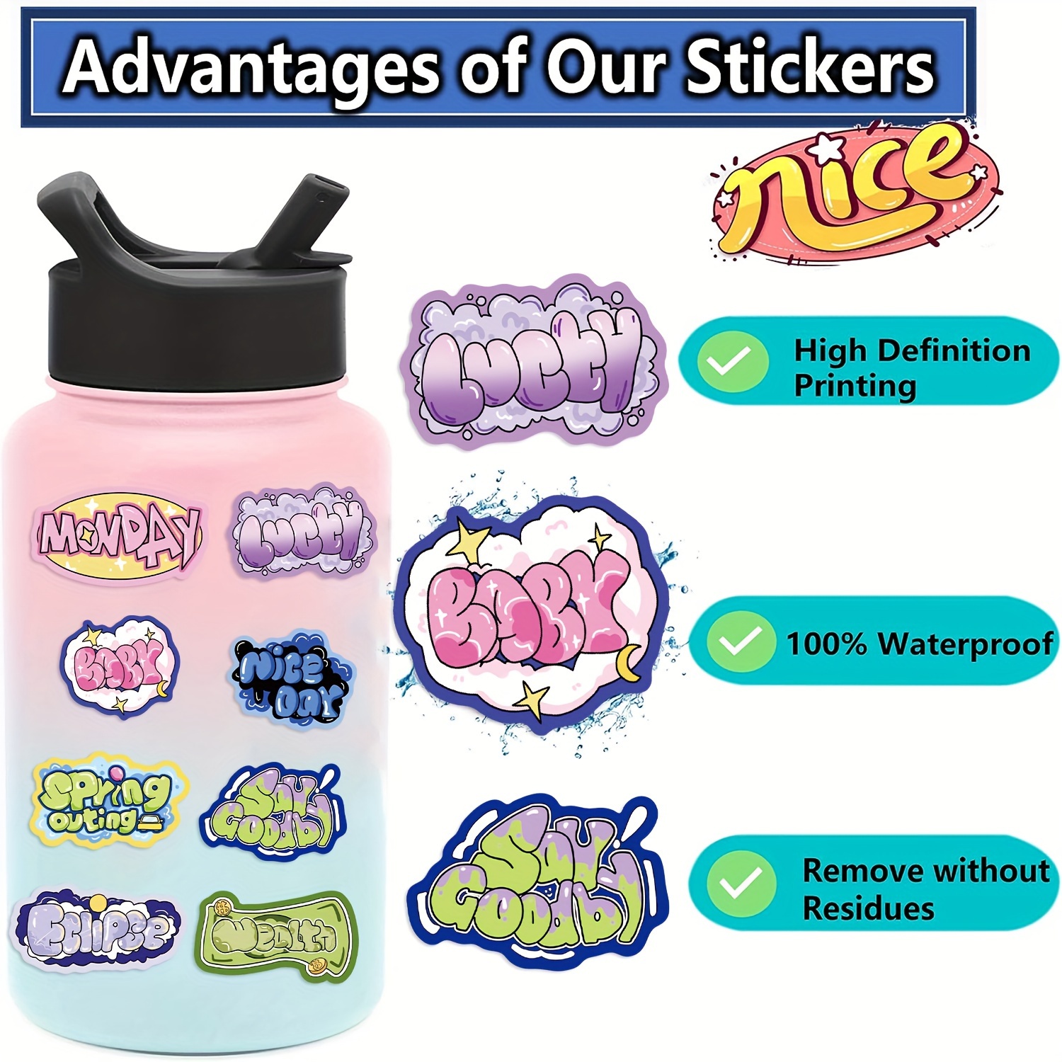 Decals for Water Bottles