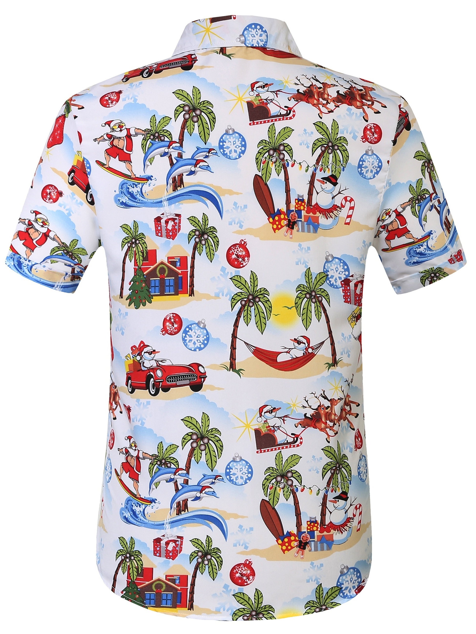 Men's Vacation Party Short Sleeve Hawaiian Shirts, Beach Floral Print  Casual Button Down Shirts For Men - Temu