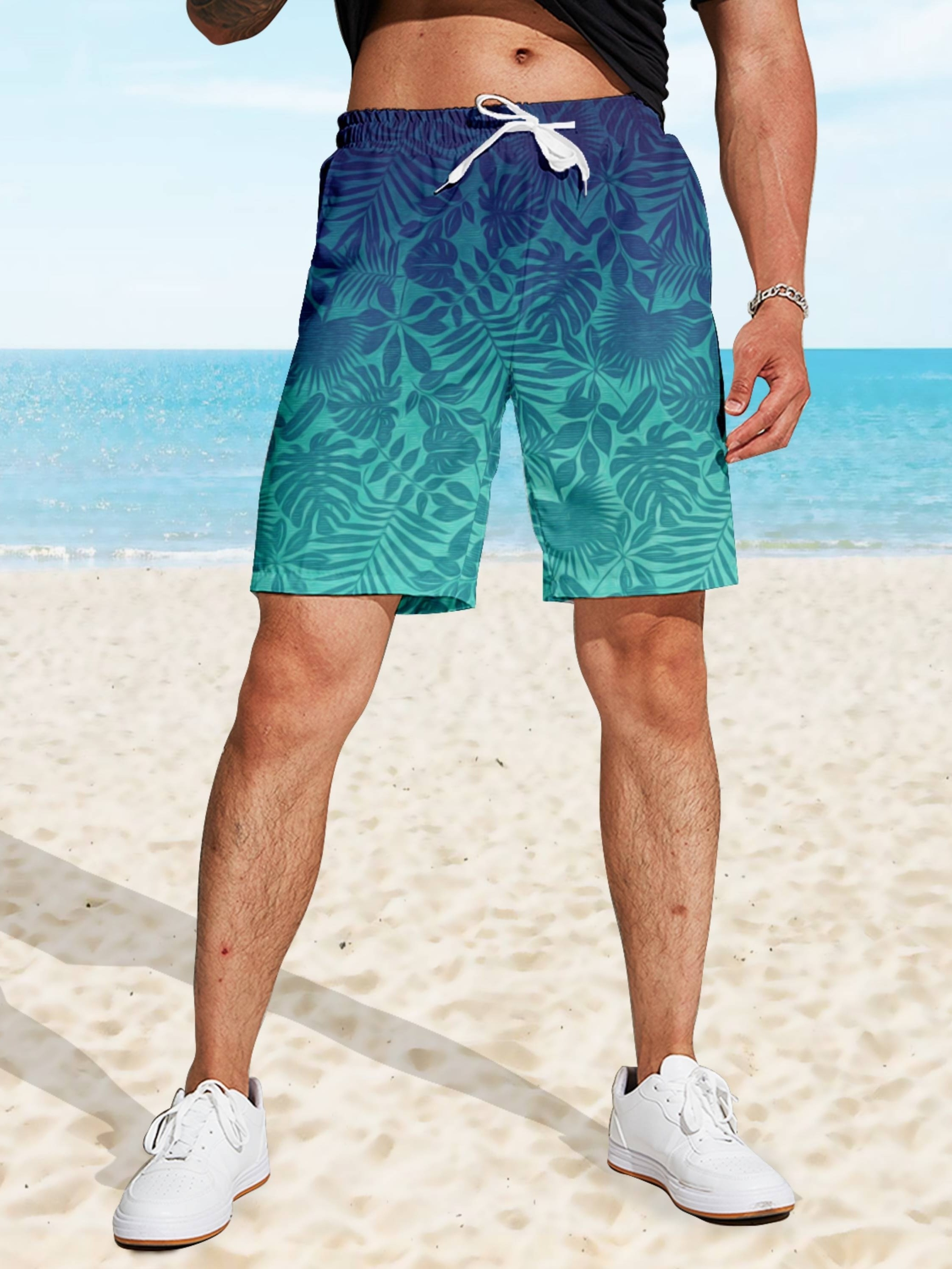 Men's Swim Capri Pants Swimsuit Pants Men's Underwear Summer Beach