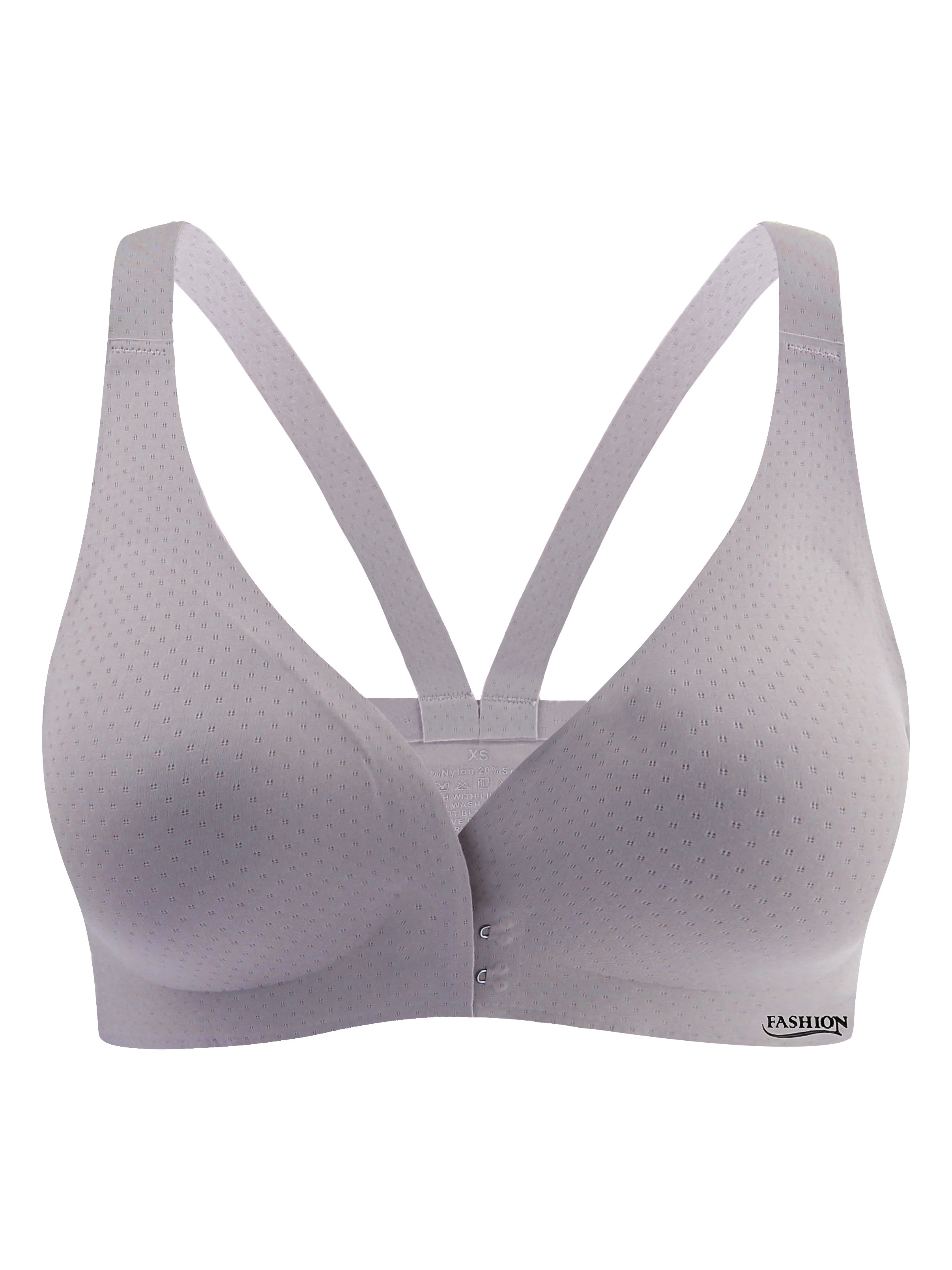 Push Up Sports Bras for Women Bra 5d Shaping Push Up Seamless Front Closure  Bra Women Soft Front Lace Bras Grey at  Women's Clothing store