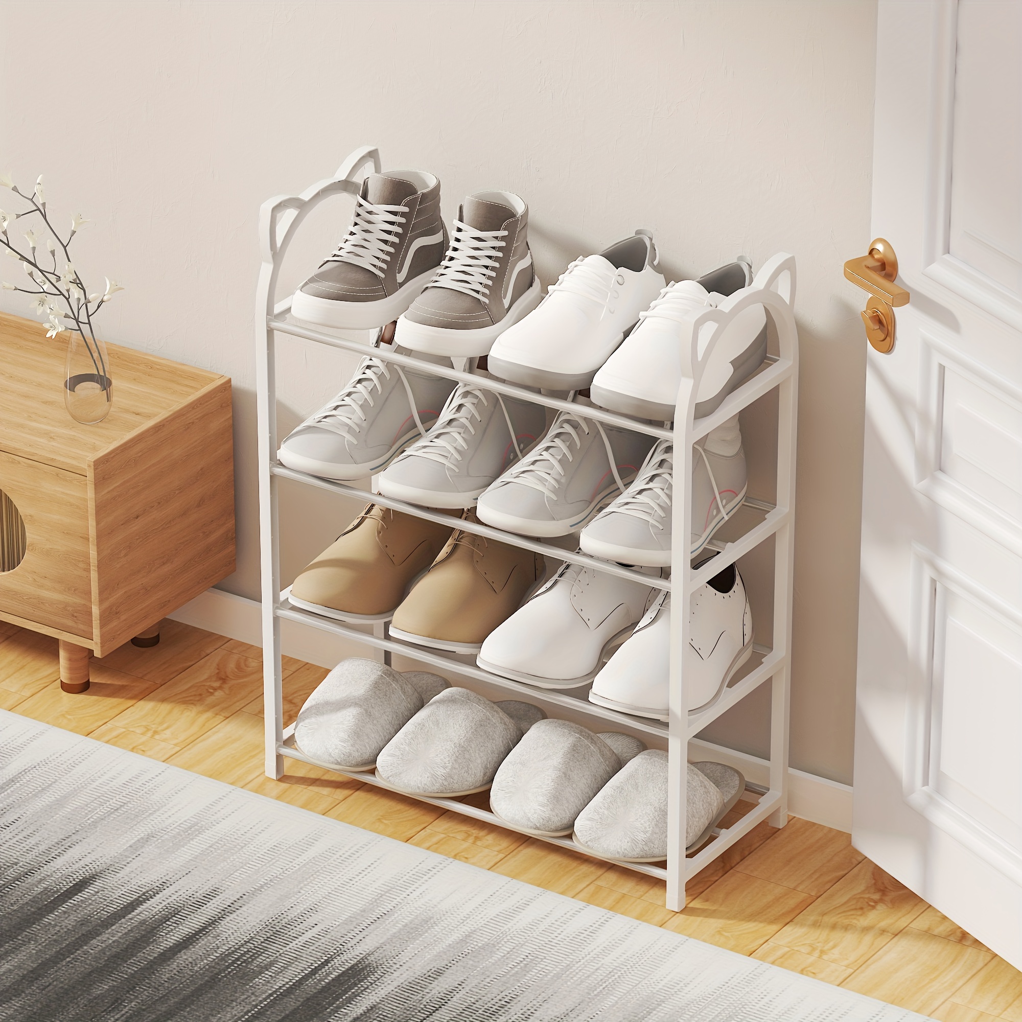 Simple Shoe Cabinet Dust proof Multi layer Shoes Storage - Temu