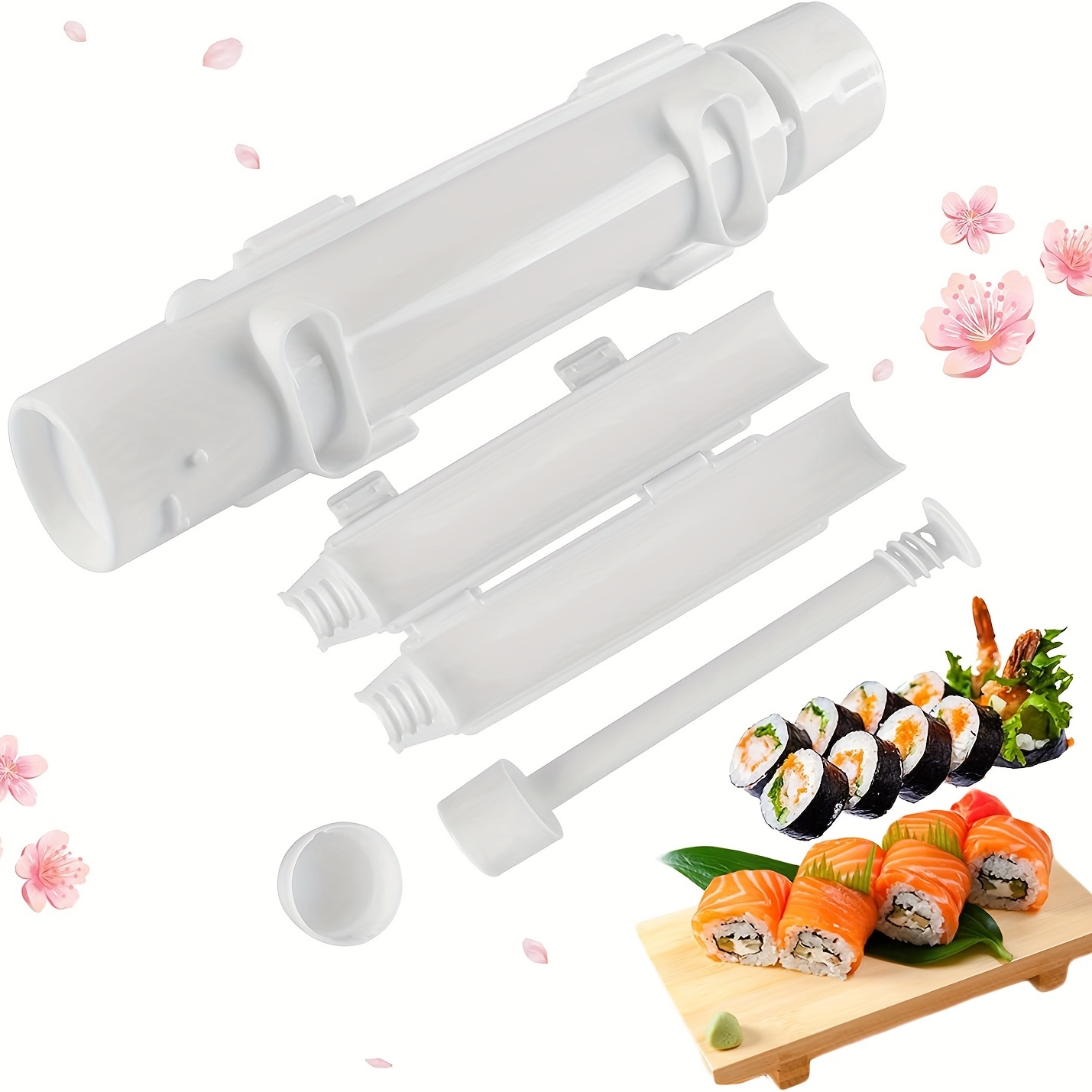 Diy Sushi Maker Sushi Kitchen Sushi Tool Making Machine Roller Rice Mold  Sushi Bazooka Vegetable Meat Rolling Kitchen Gadgets - Sushi Tools -  AliExpress