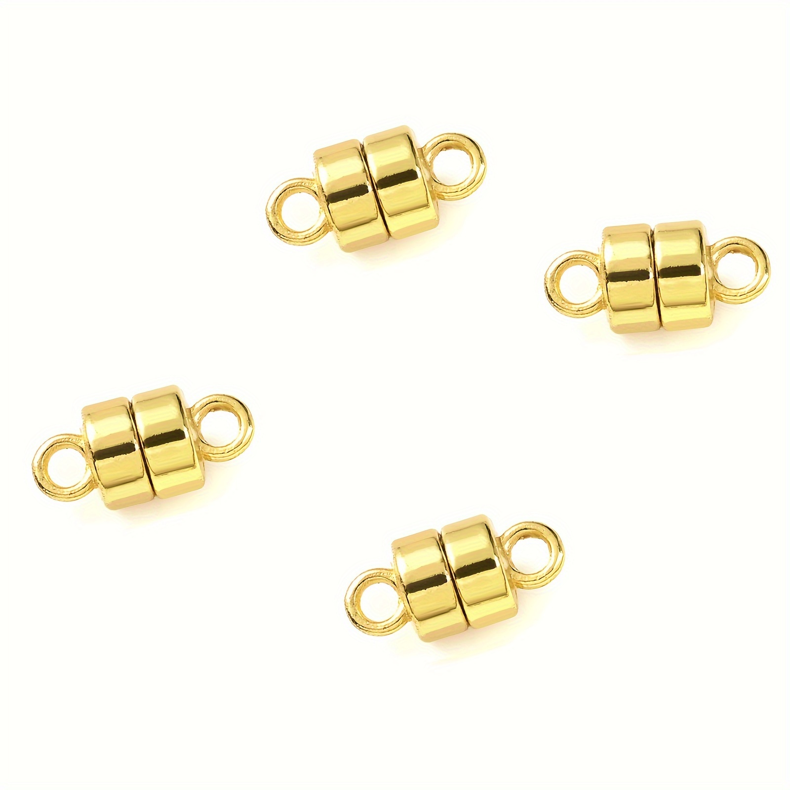Magnetic Necklace Clasps And Closures Golden And - Temu