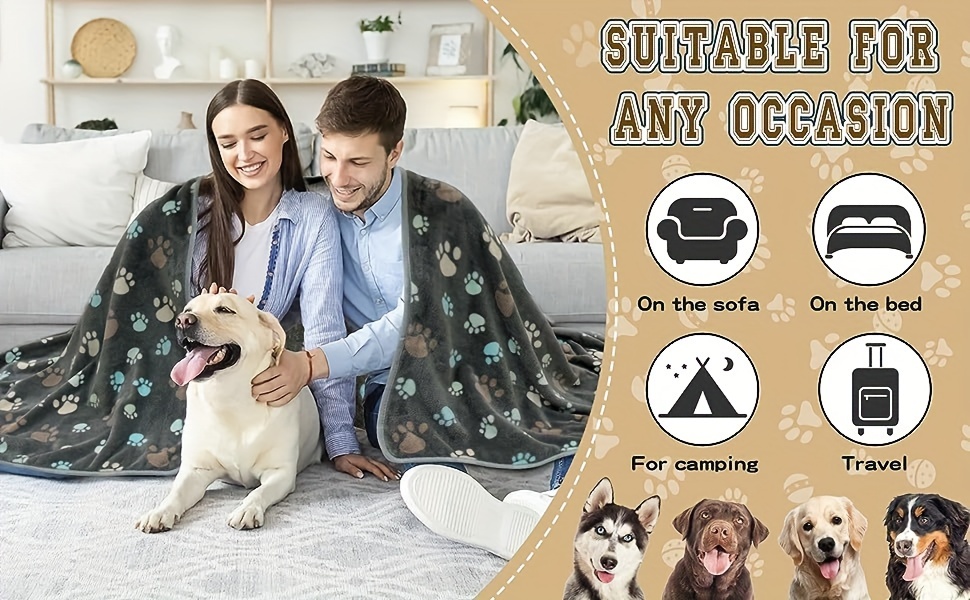 blankets large dogs blankets washable soft Temu