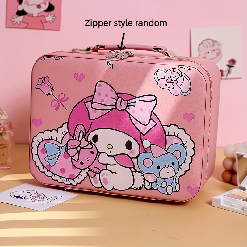 Portable Makeup Bag Y2k Kuromi Melody Cartoon Cute - Temu