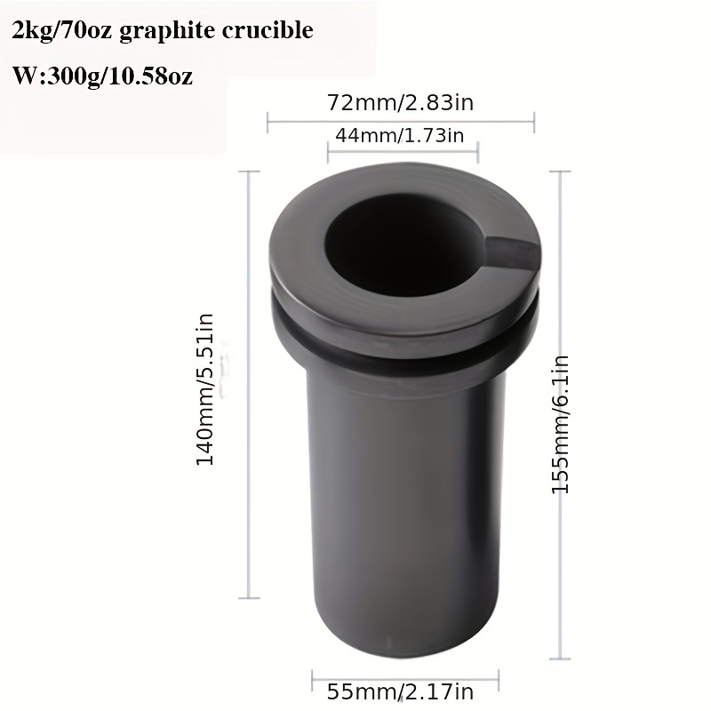 Comparison between quartz crucible and graphite crucible for metal