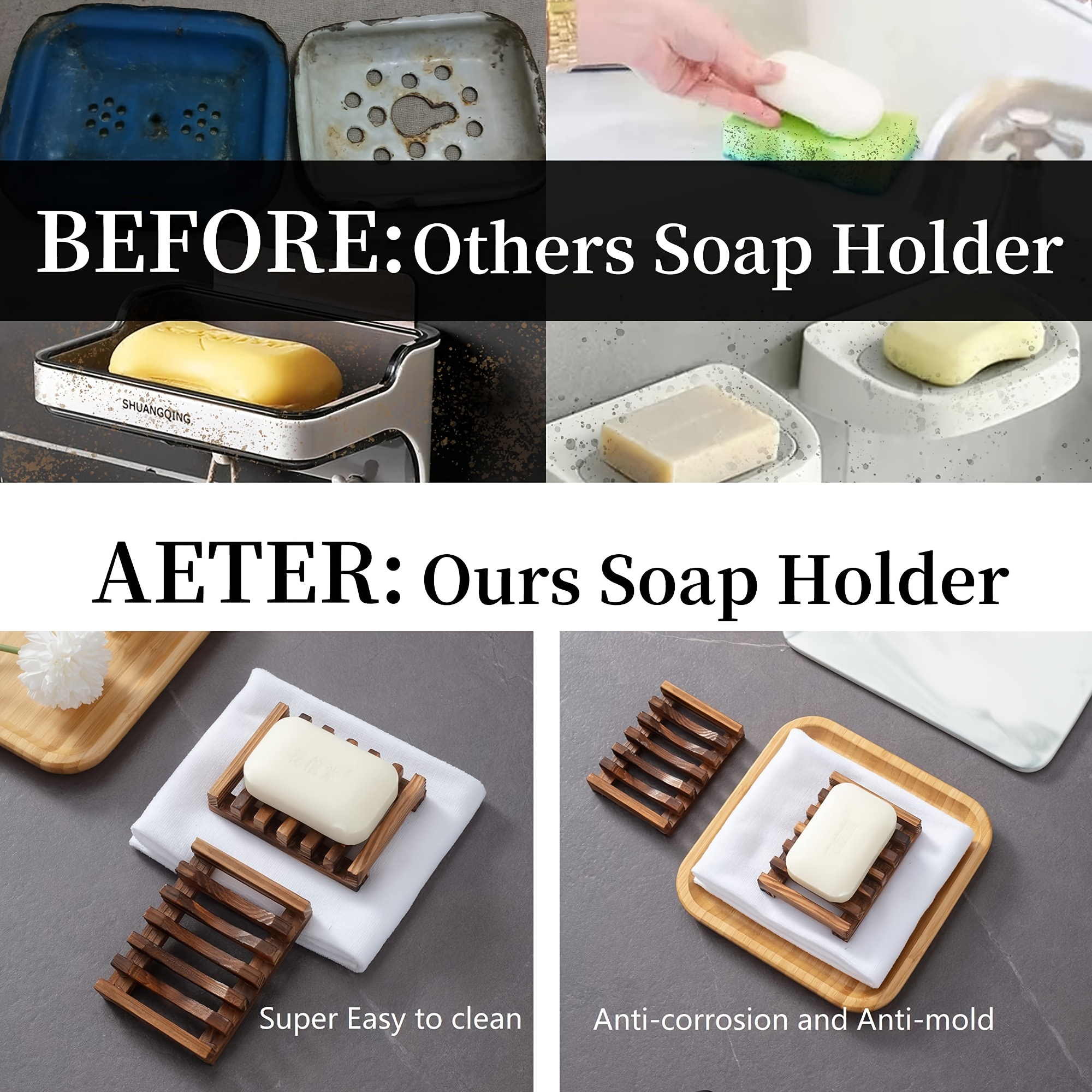 Soap Dishes For Bathroom Simple Self Draining Bar Soap Holder