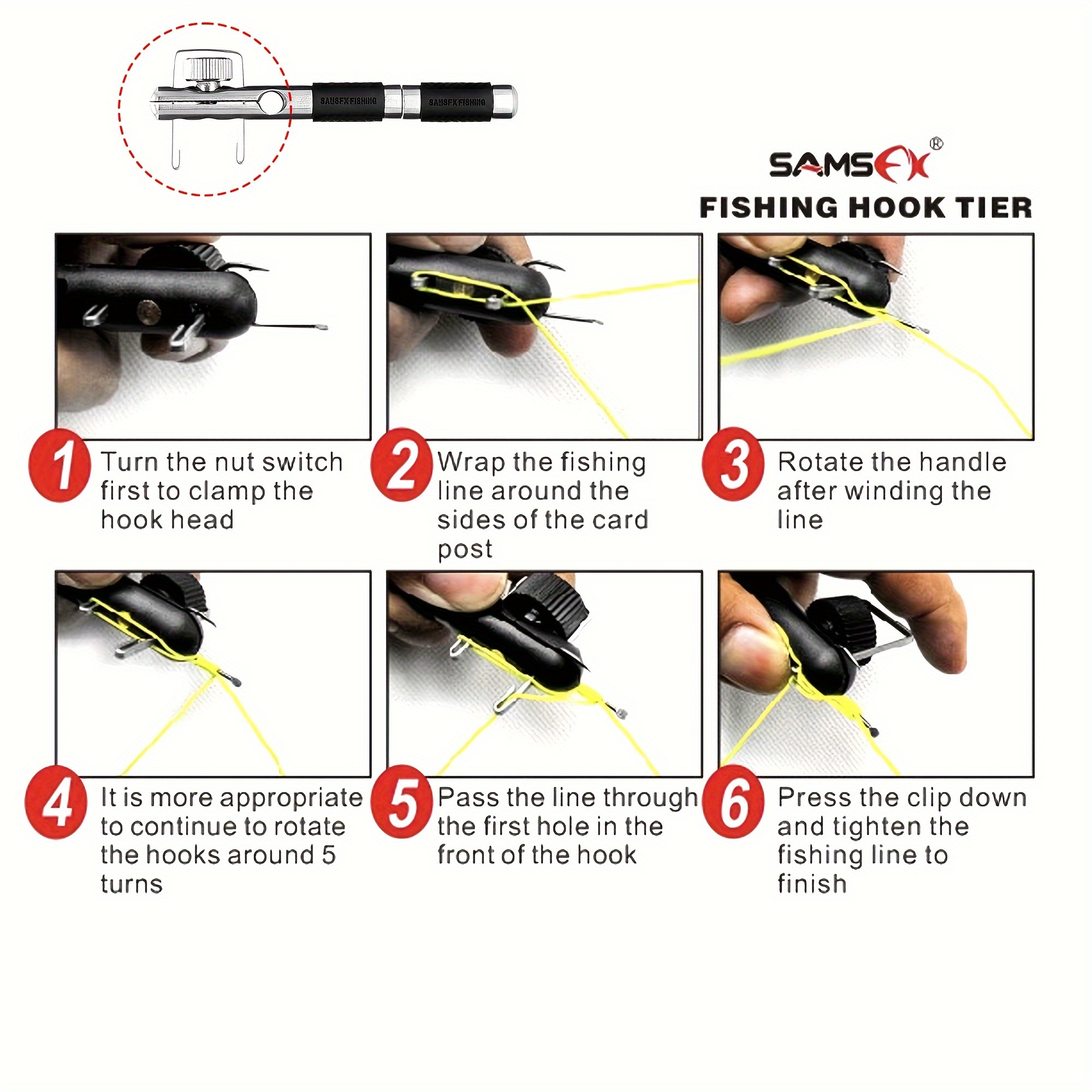 Fly Fishing Stainless Steel Hook Tier Knot Tying Tool Loop - Temu