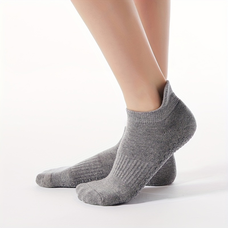 Yoga Socks Non Skid Grips Barre Pilates Socks Women - Temu