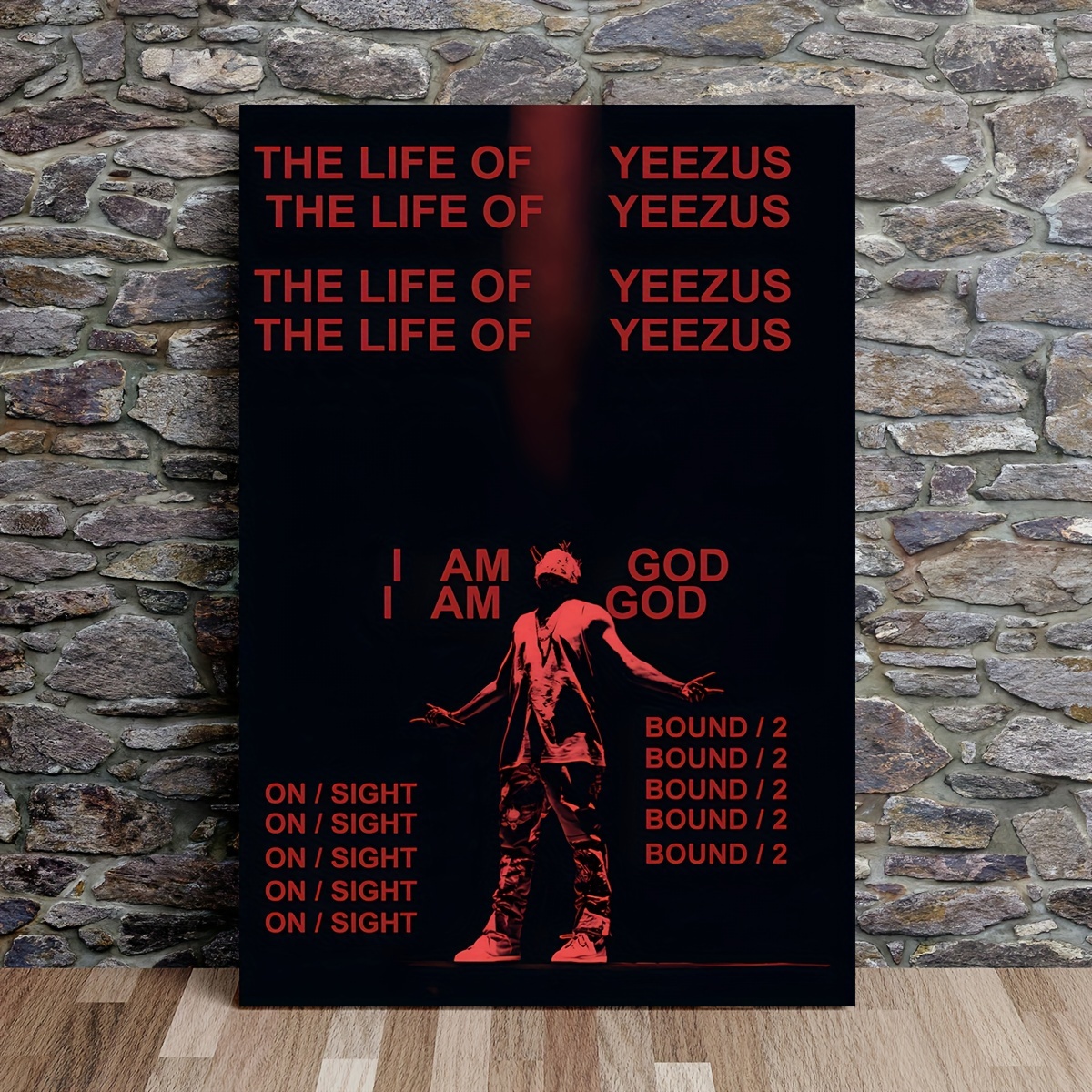 Kanye West Poster, Album Cover Wall Art, Christmas and Birthday Gift