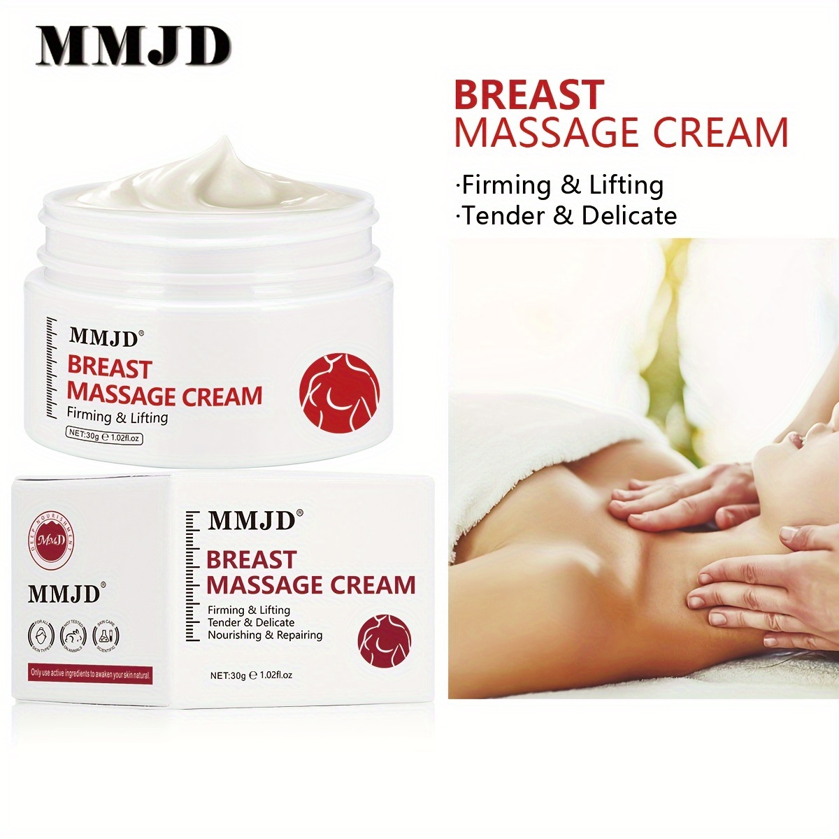 Breast Massage Cream Moisturize Firm Body Care Essential - Temu Mexico