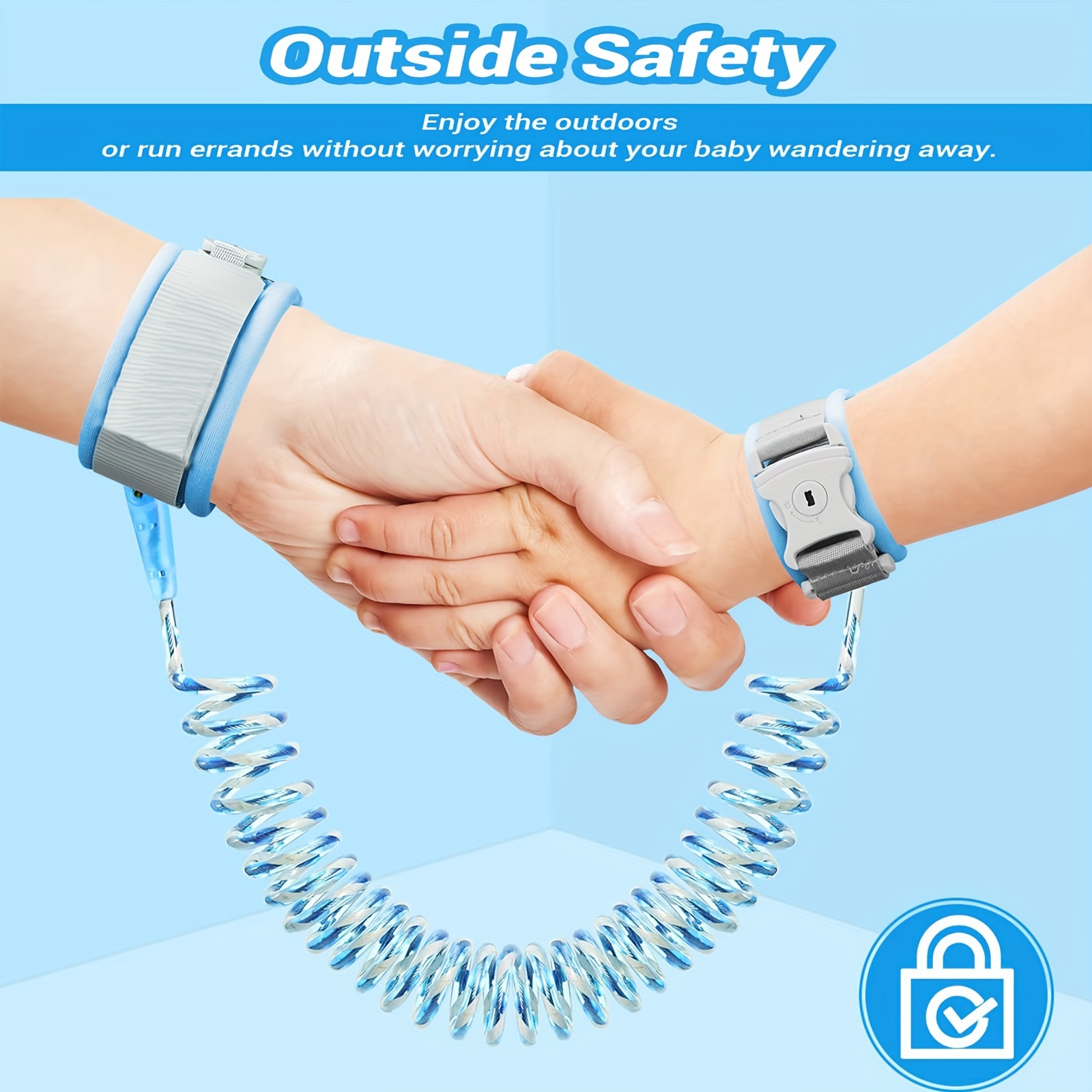 Pulsera Anti perdida Cinturón Seguridad Infantil Cerradura - Temu
