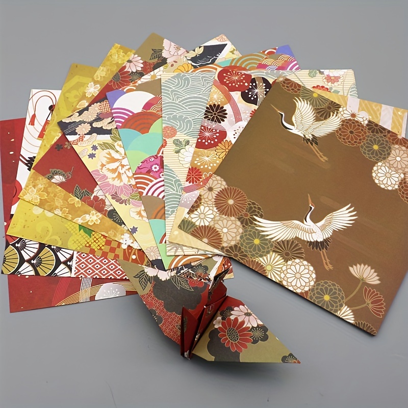 Carta origami 200 fogli carta origami fronte/retro carta kraft colorata per  bambini adulti 15 x 15 cm/6 pollici 20 colori carta pieghevole origami per