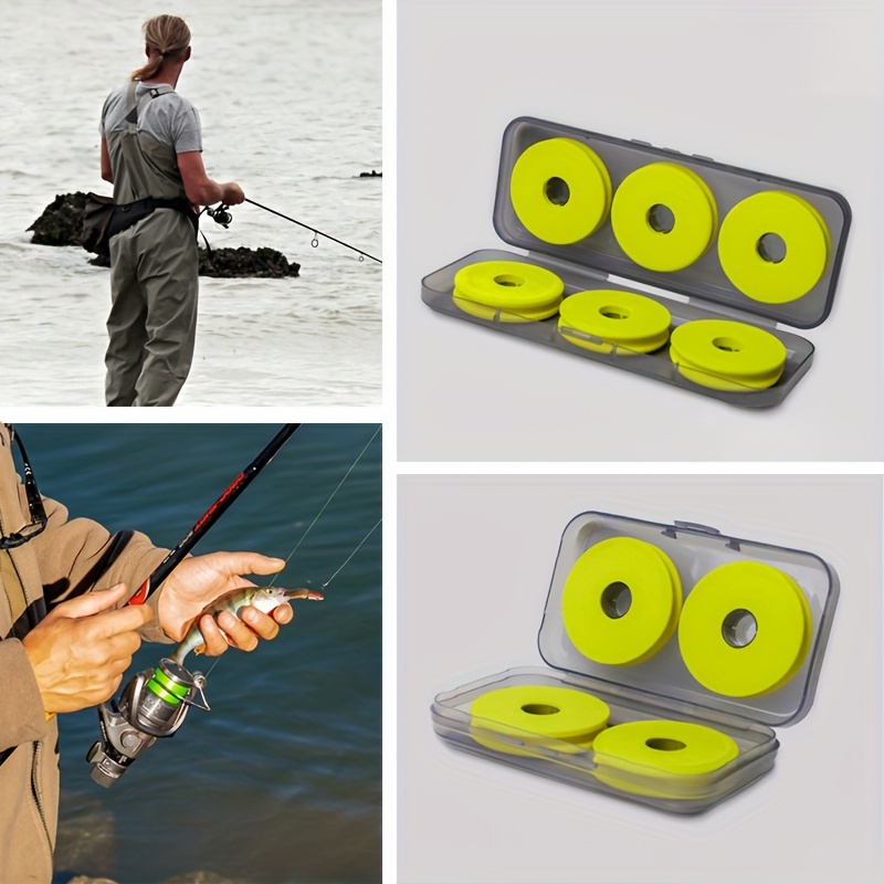 Portable 4/6 Spools Box Foam Spools Durable Fishing Line - Temu