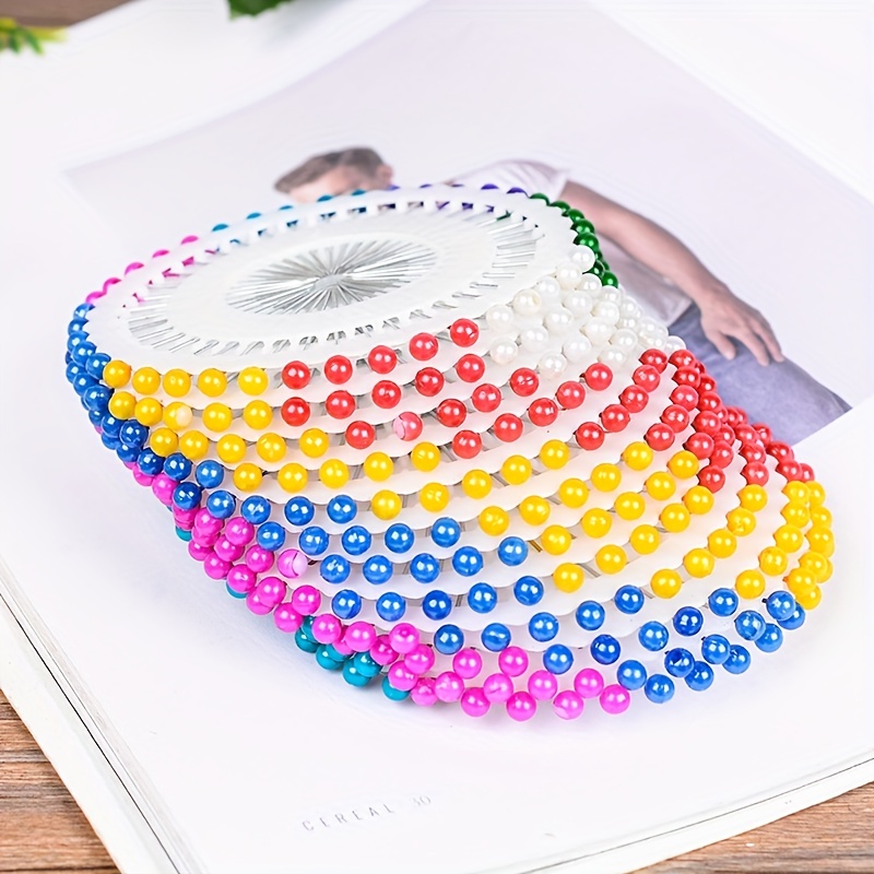 Multicolor Sewing Pins Plastic Head Straight Pins Craft - Temu