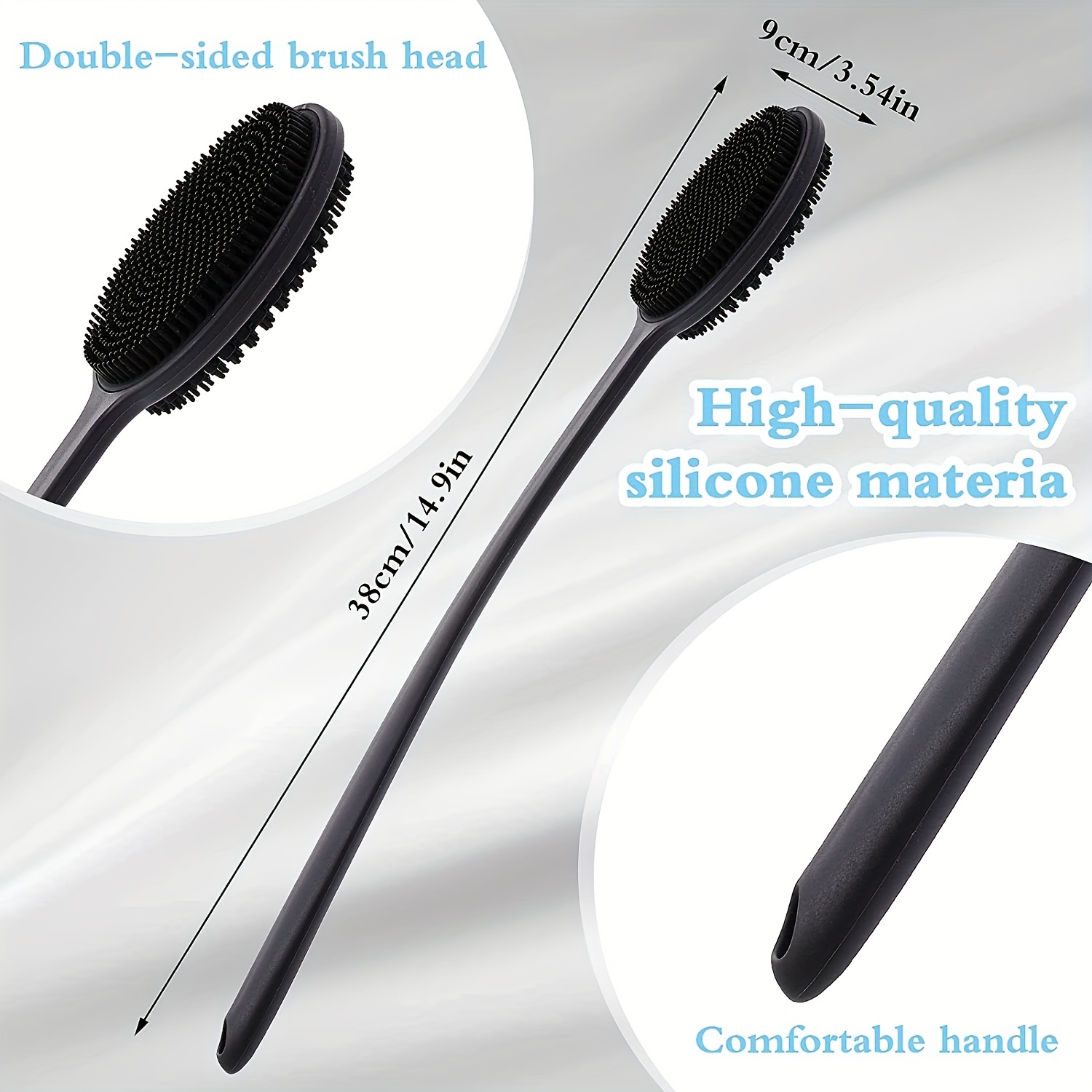 Double-Sided Bristle Brush