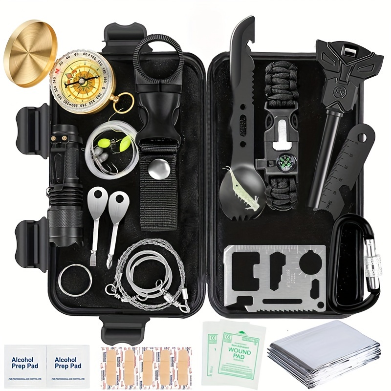 40-in-1 Survival Kit: The Perfect Outdoor Gift for Dad, Husband, Boyfriend, or Any Adventurer!