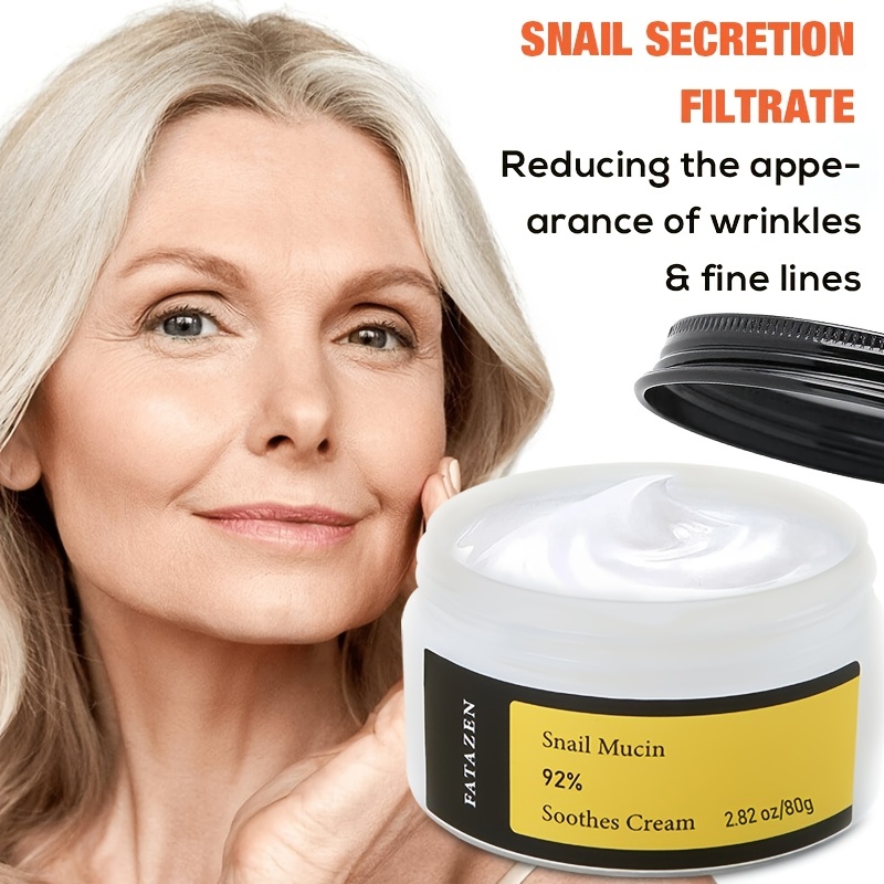 Hydrating Face Cream for Anti-Aging with Snail Mucin