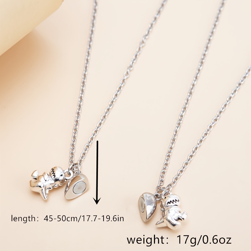 Couples Magnetic Hearts Necklace – DAXUEN