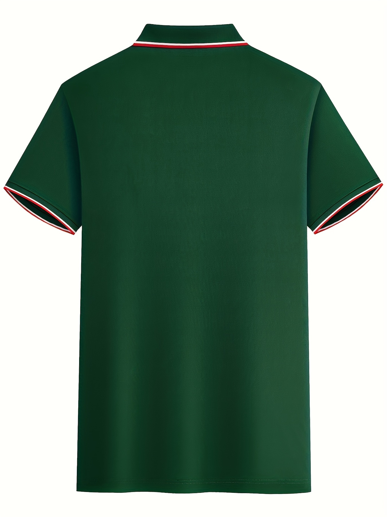 Camisa casual masculina de manga curta com lapela, camisa masculina com estilo de contraste para golfe de verão detalhes 11
