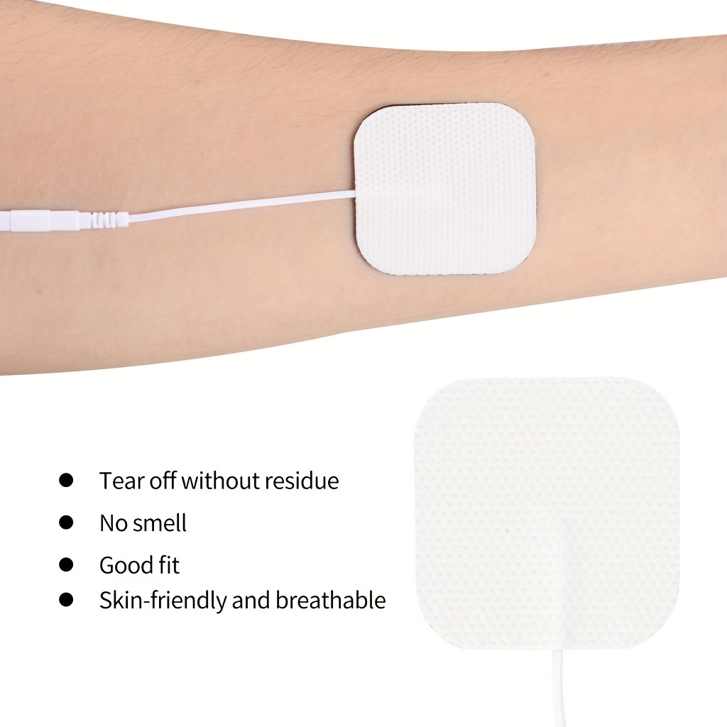 Electrodes Pads: Compatible With Ems Muscle Stimulator Massager, Superior  Conductivity & Durability! - Temu