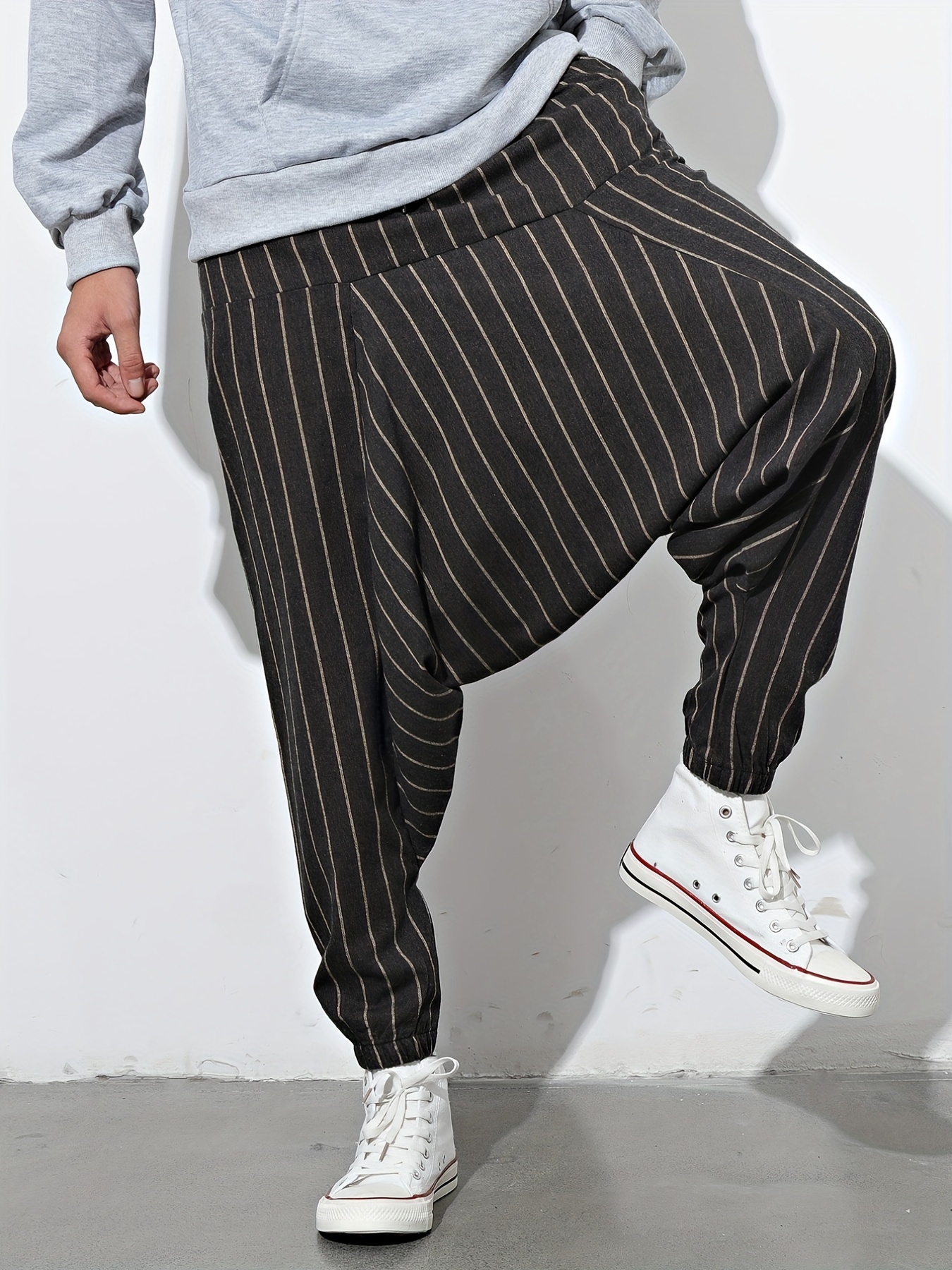 Men's Stripe Long Trousers