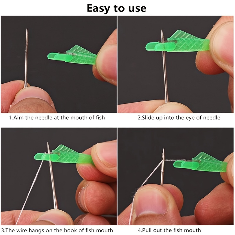 Buy 1PC Automatic Needle Threader Plastic Wire Stitch Insert Craft