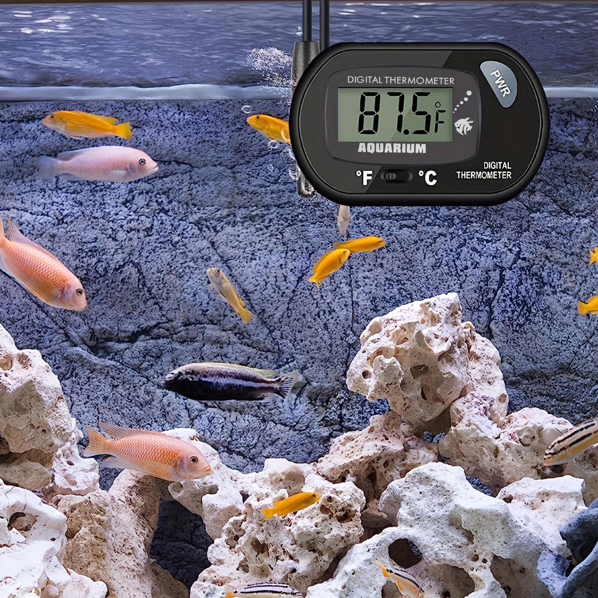 Accurate Water Thermometer Controller For Aquariums And Fish Ponds -  Easy-to-read Digital Display For Precise Temperature Monitoring - Temu