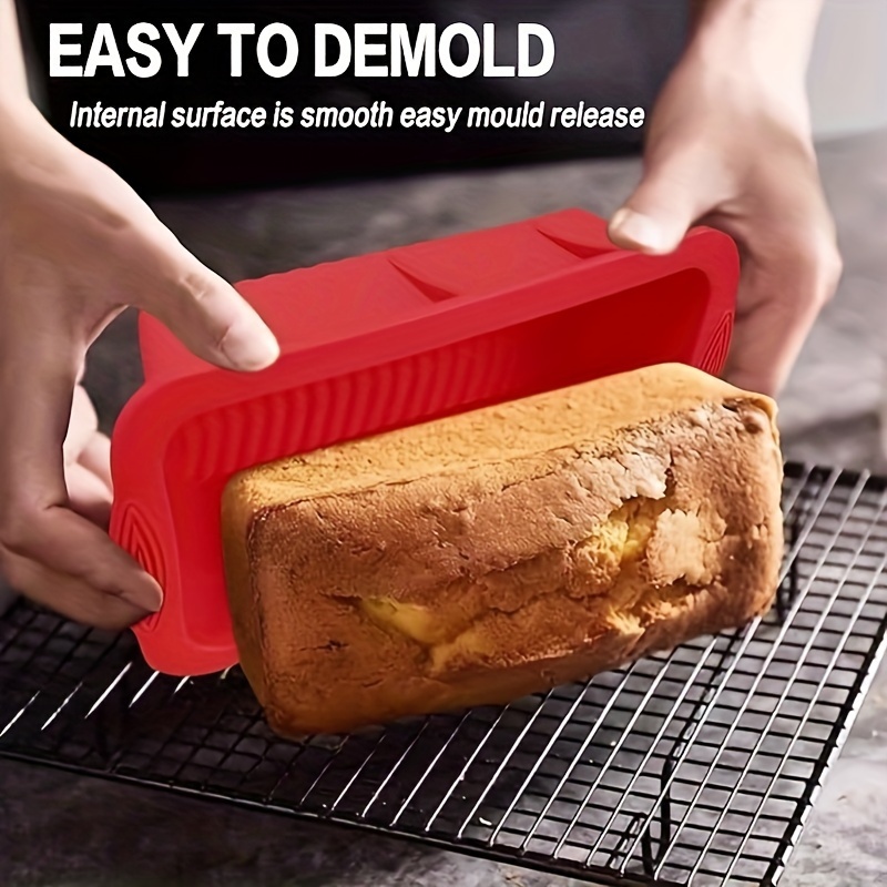 Non Stick Silicone Bread Loaf Moulds Baking Pan Tools Kitchen