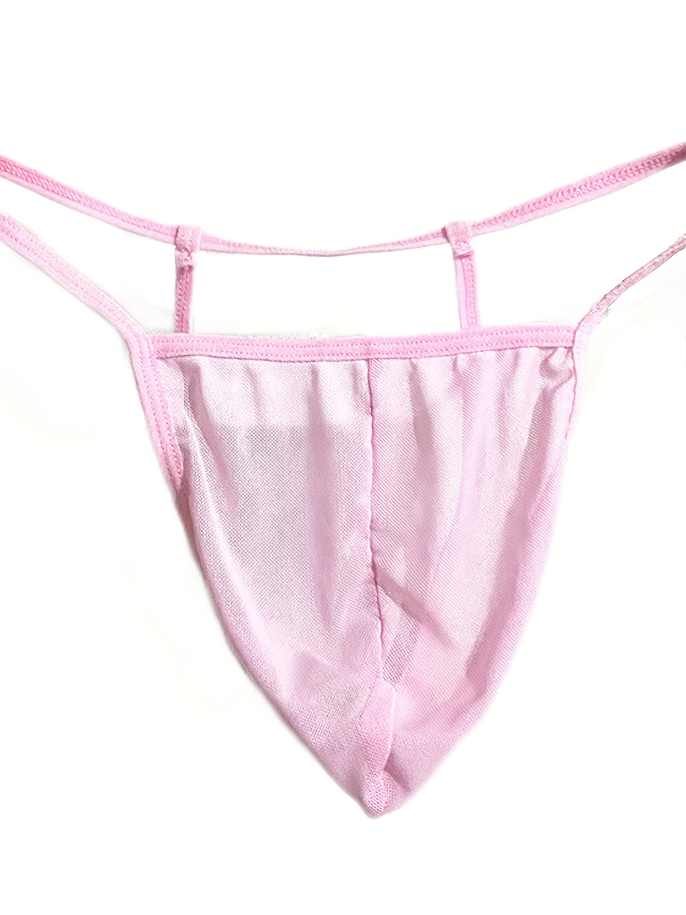 Women's Mesh See Through Panties Thong G-string Underwear Bikini Briefs  Knickers