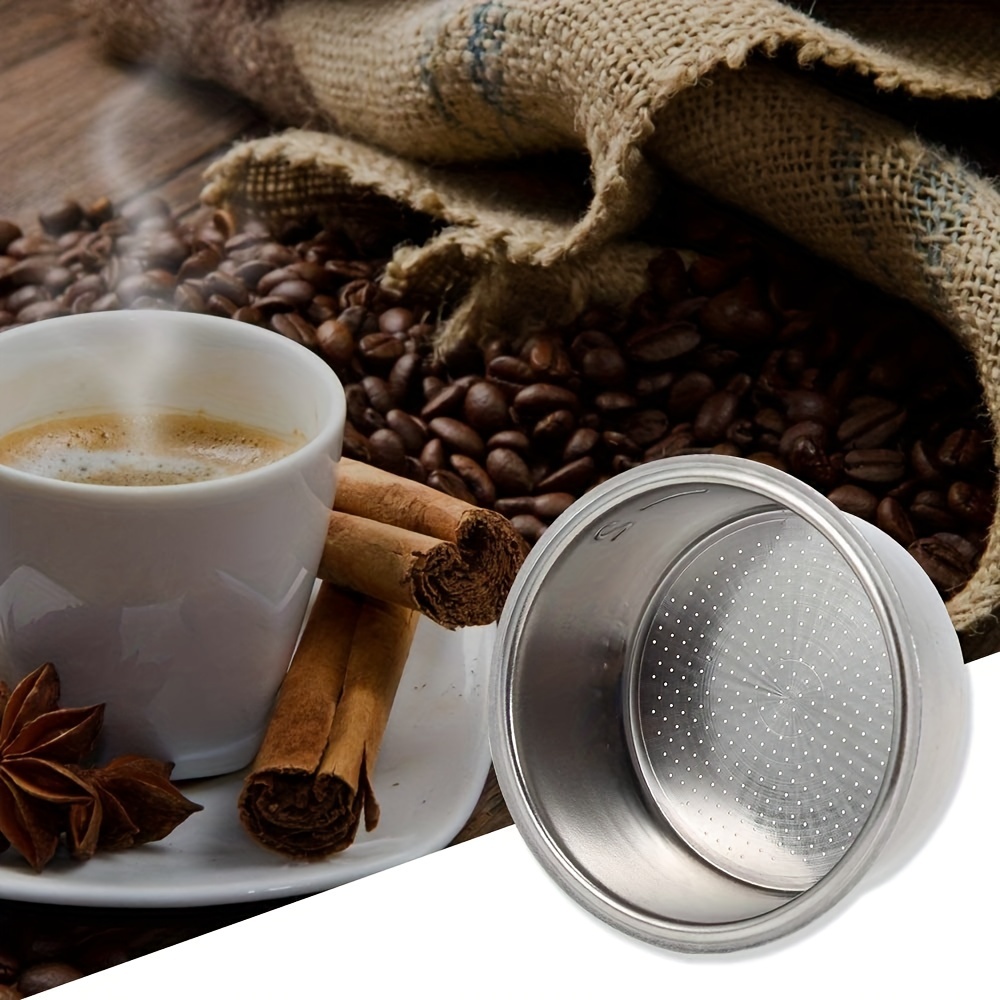 Single Cup Plus Double Cup,51mm Pressurized Espresso Filter Basket