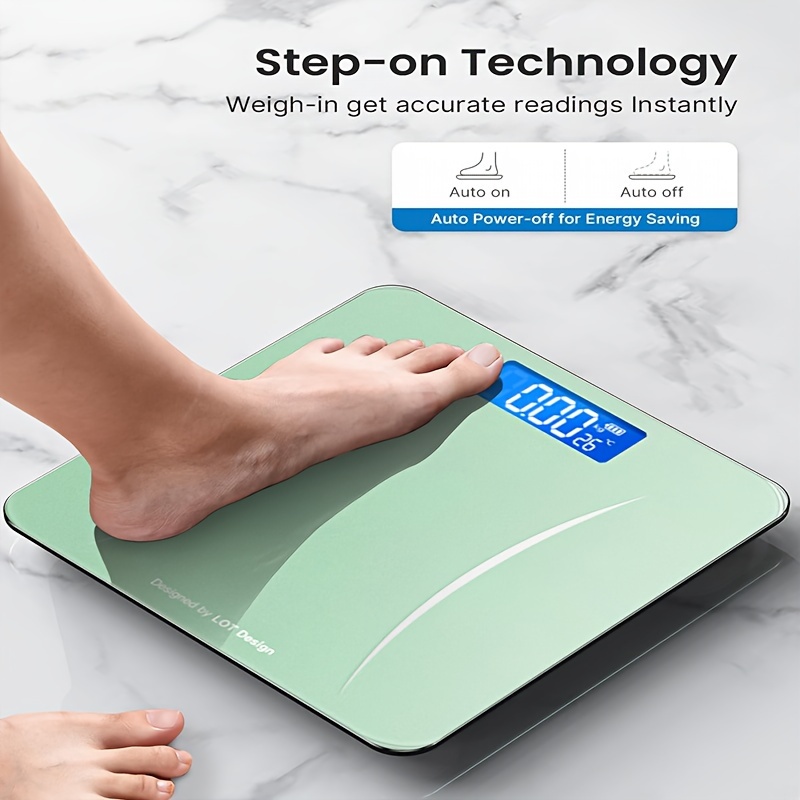 Highly Accurate Digital Bathroom Body Scale, Precisely Measures Weight up  to 400 lbs - Pink
