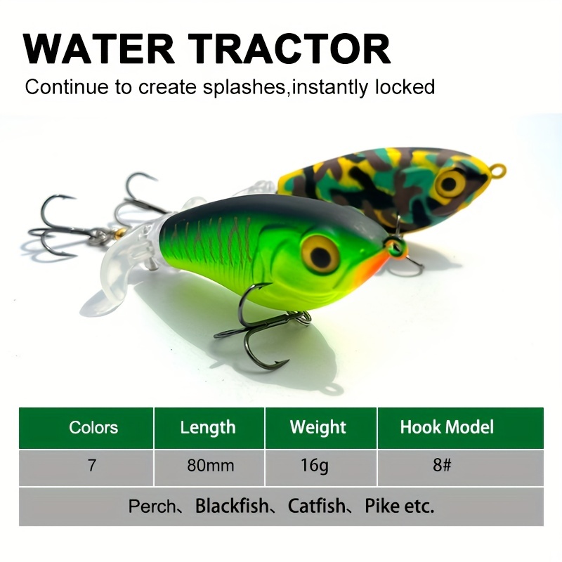 Floating Fishing Lure Double Rotating Tail - Temu Canada