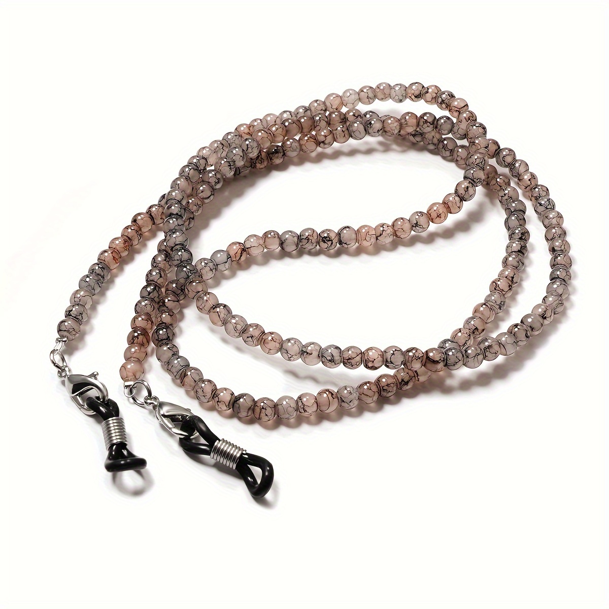 Fashion Crystal Floral Bead Eyewear Chain Anti-slip Anti-loss Women's Neck Hanging Glasses Rope Glasses Chain