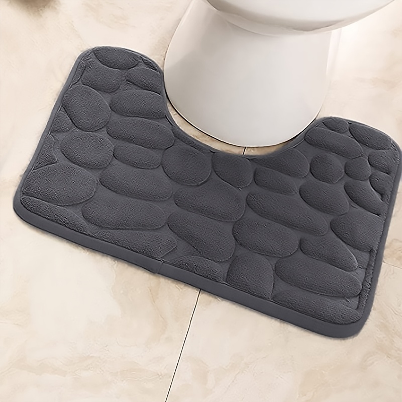 1pc Anti-slip Bathroom Mat, Simple Non-slip Waterproof Bath Mat For Bathroom