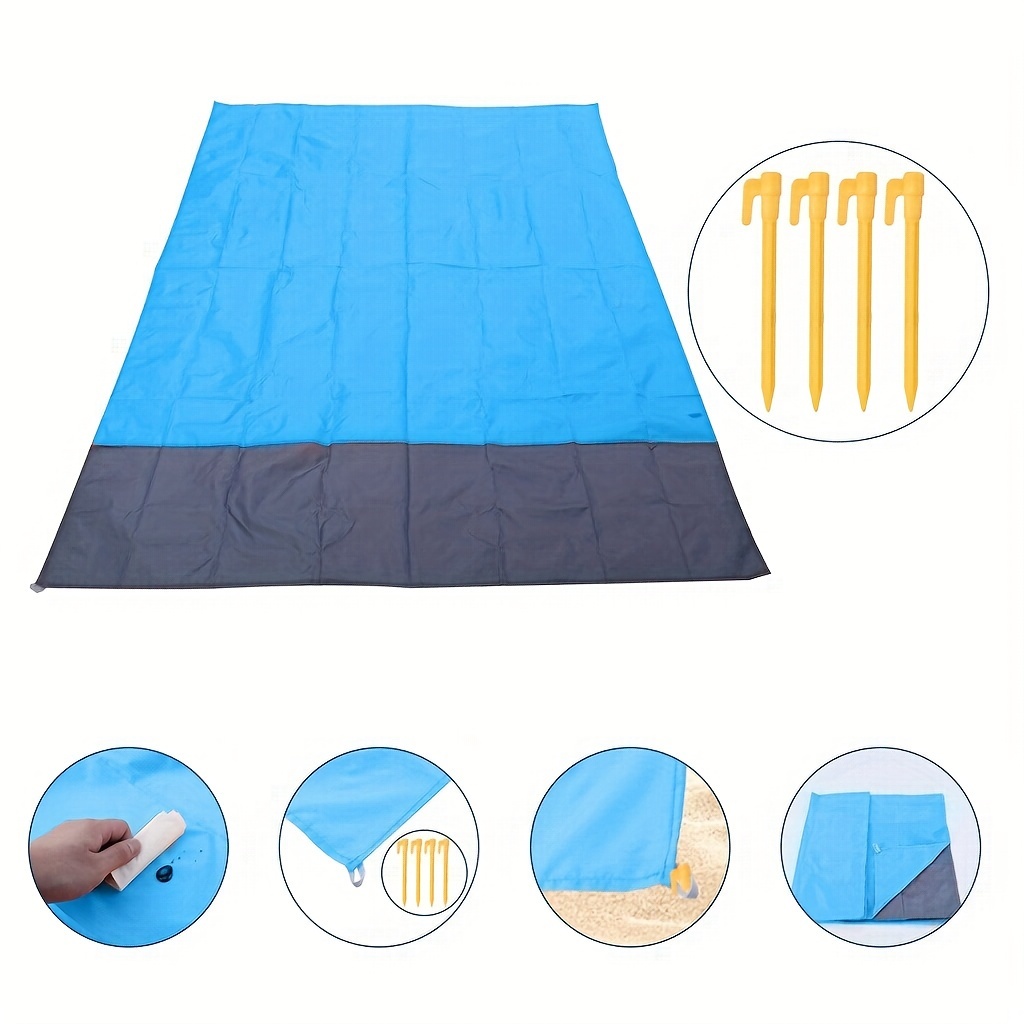 

Outdoor Play Picnic Mat, Sand-proof Mat, Size 200cm-210cm Grass Beach Mat