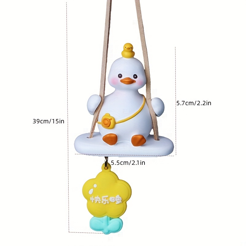 Creative Cartoon Duck Car Aromatherapy Swing Hanging - Temu United