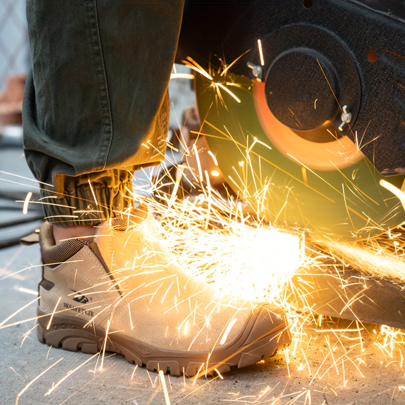 Botas Trabajo Punta Acero S lido Moda Hombres Zapatos Duraderos