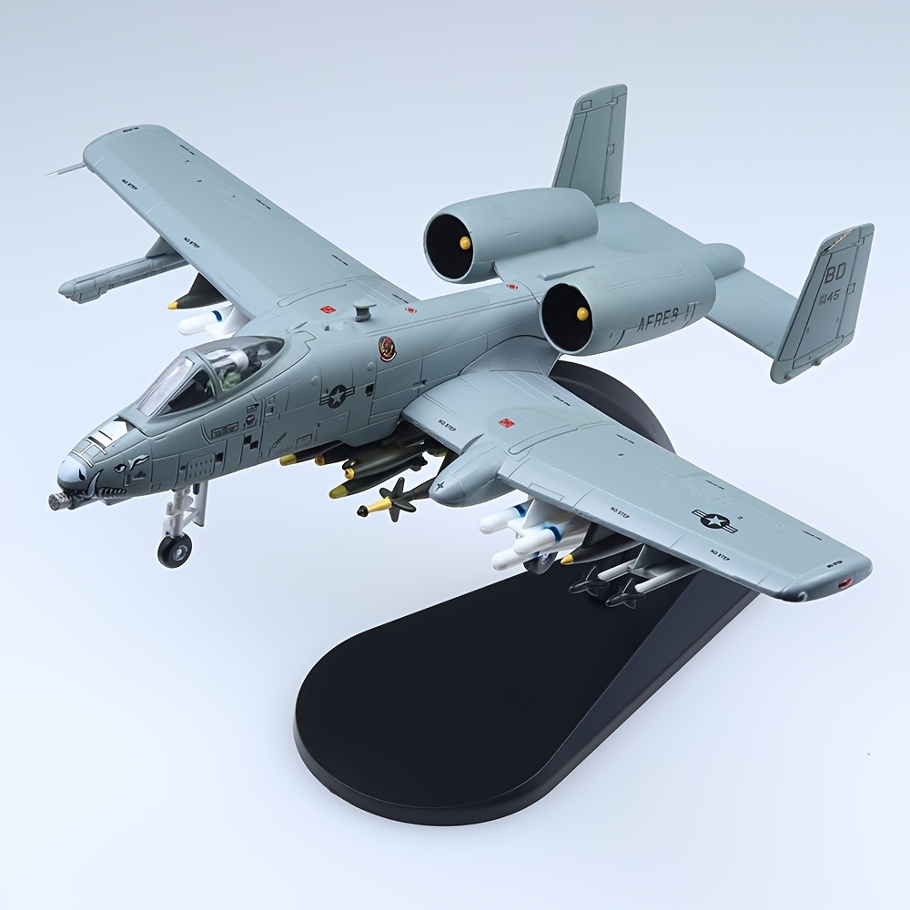 1/100 A-10 サンダーボルト II ワースホッグ攻撃機金属戦闘機軍事モデルコレクションとギフト用