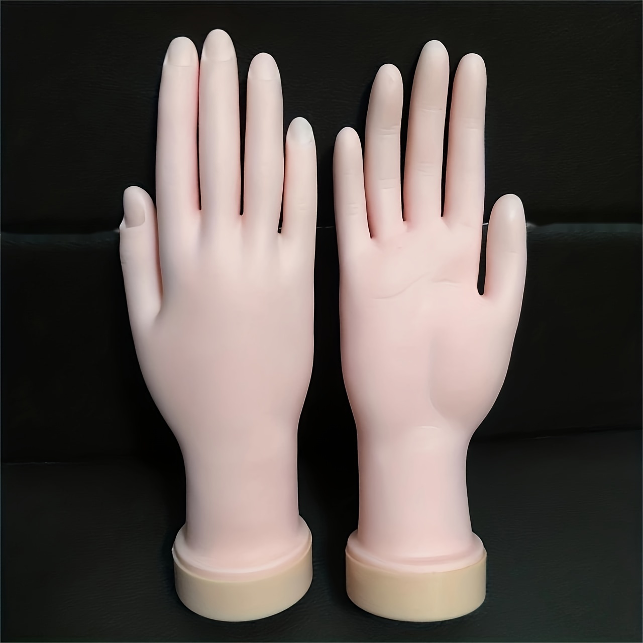 1pc Silicone Female Hand Model Life-size Mannequin Nail Practice Jewelry  Display