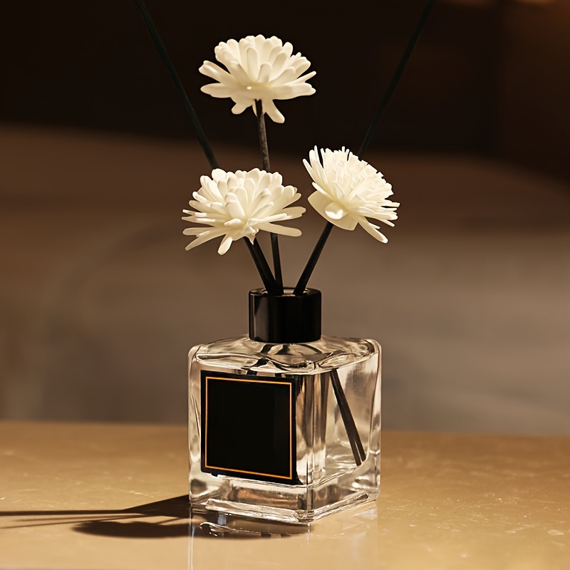 Diffuseur parfum bâtonnets personnalisé mariage (6psc) 50ml - Noir