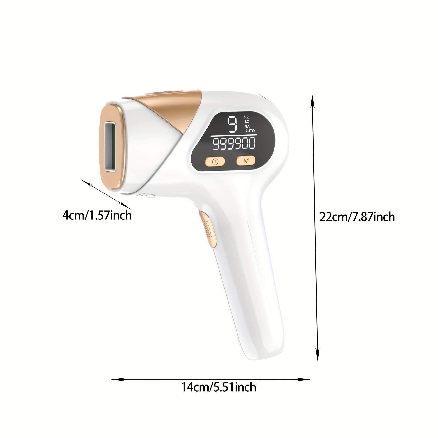 Dispositivo de depilación láser para mujeres y hombres, 3 en 1 mejorado  999,900+ flashes, dispositivo de depilación IPL sin dolor en casa,  depilación