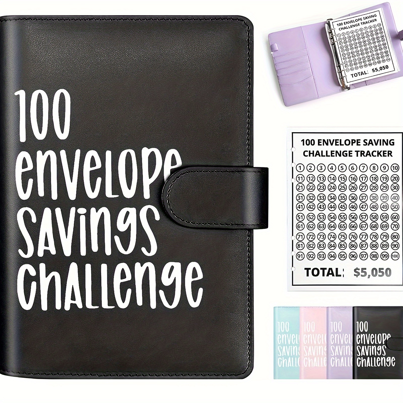 Acheter Planificateur budgétaire Classeur de défis d'épargne Livre de défis  d'épargne de 100 jours Classeur drôle d'économie d'argent