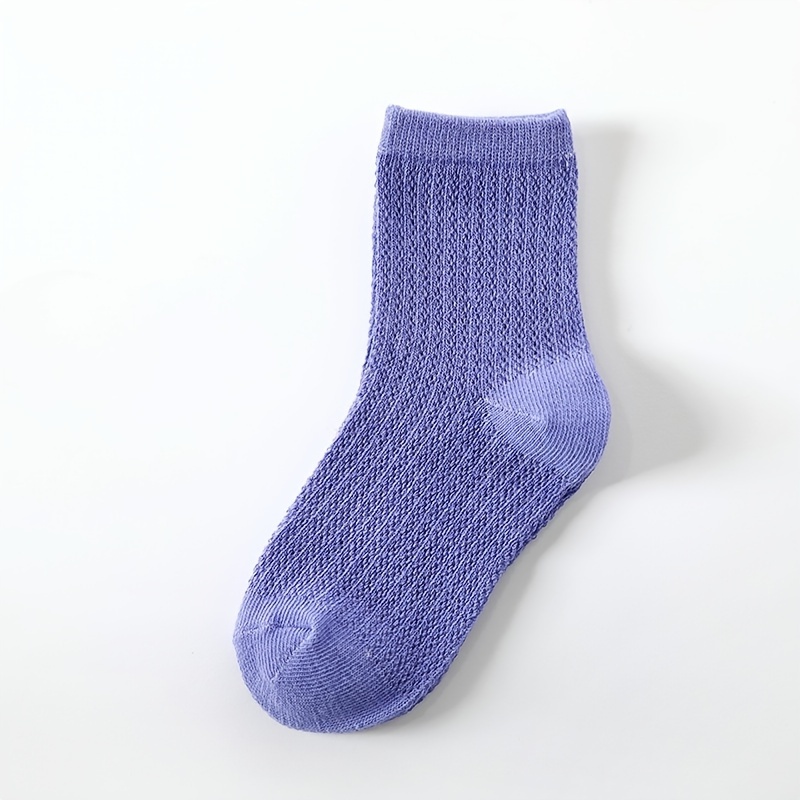 Kids Candy Socks - Thin Mesh Breathable Crew Socks - Summer Children's Socks