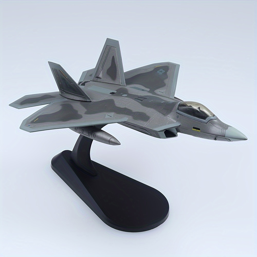 1/100 F-22 ラプター戦闘機攻撃飛行機モデル軍用機ダイキャストモデルコレクションやギフト用