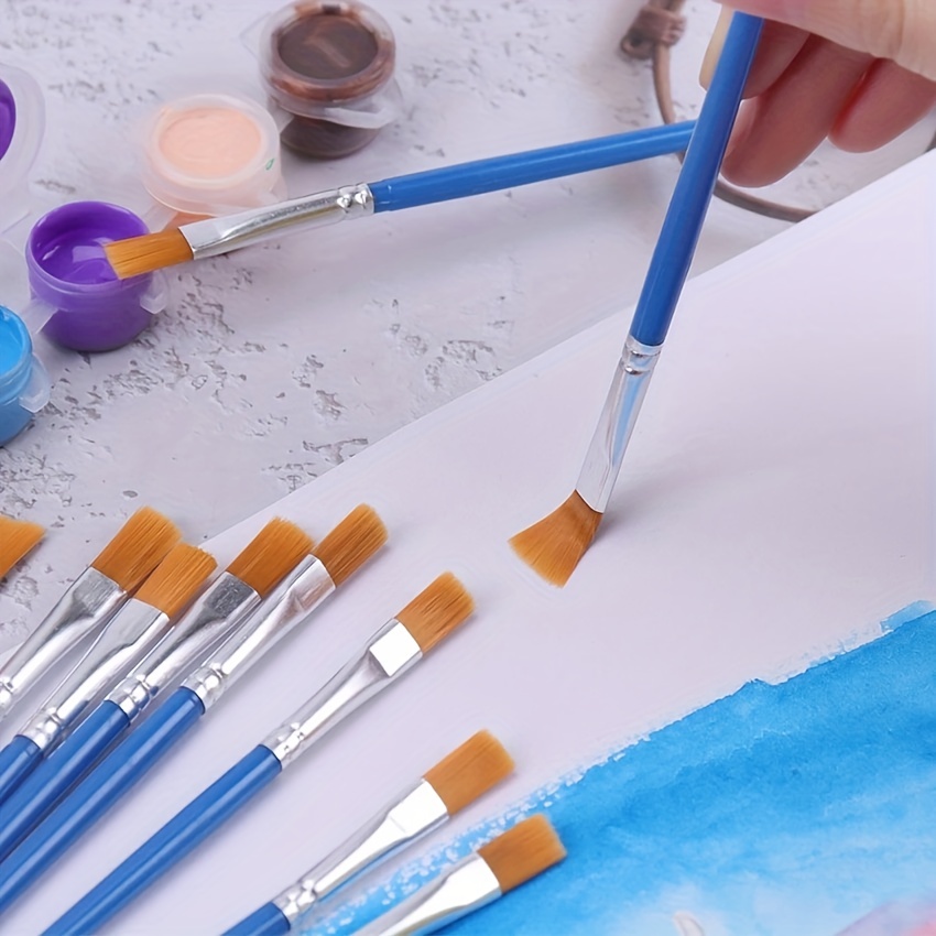 Paint Brush for Acrylic Painting - Large Paint Brushes for Acrylic Painting  - Acrylic Paint Brush - Detail Brush Set for Oil Watercolor, Free Painting  Course