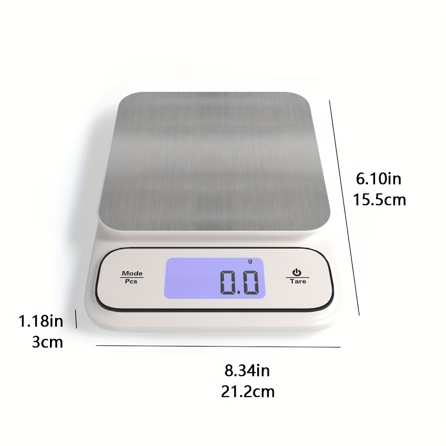 1pc High Precision Waterproof Kitchen Scale With Automatic Timer, Ideal For  Home Cooking Needs