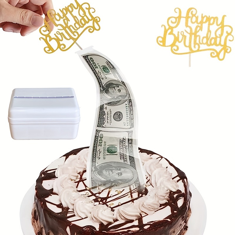 Cake ATM Funny Money Storage Box Cake Topper Surprise Gifts for Birthday  Party | eBay