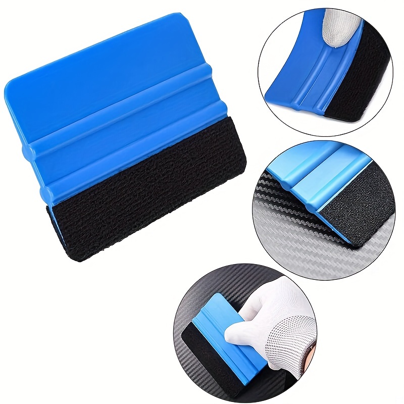 Complete Car Vinyl Wrapping Kit - Includes Window Ice Remover, Cleaning  Wash, Felt Scraper Knife & Glass Wiper!